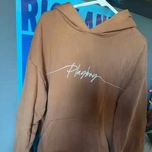 Brown Playboy Hoodie